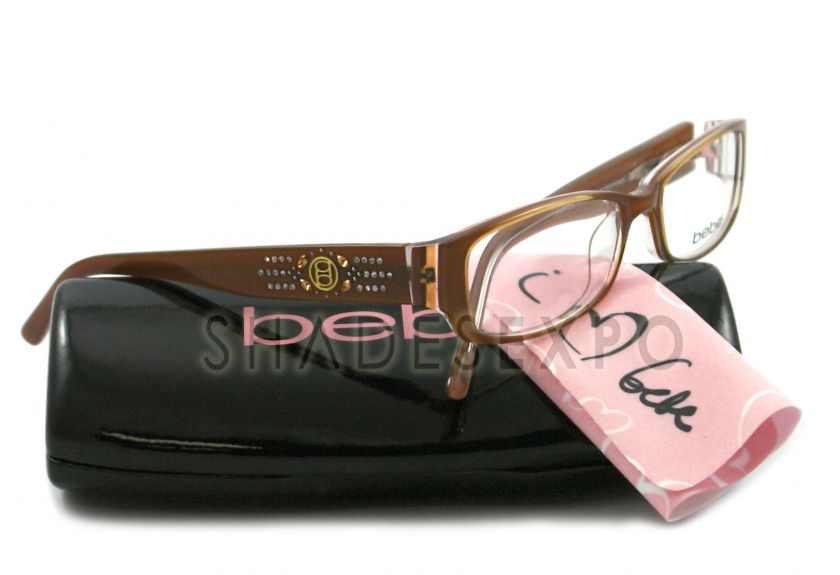 NEW Bebe Eyeglasses BB 5031 HONEY 003/TOPAZ CHAMPAGNE TOAST AUTH 