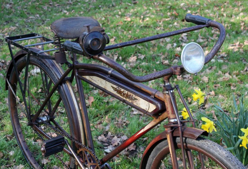 1929 ELGIN CARDINAL MOTOBIKE Vintage Bicycle Antique Bike WORLDWIDE 