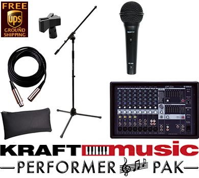 Exclusively at Kraft Music The Yamaha EMX312SC PERFORMER PAK gives 