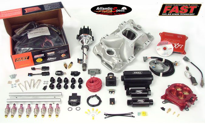 FAST XFI BBC CHEVY 396 402 427 454 TALL DECK ELECTRONIC FUEL INJECTION 