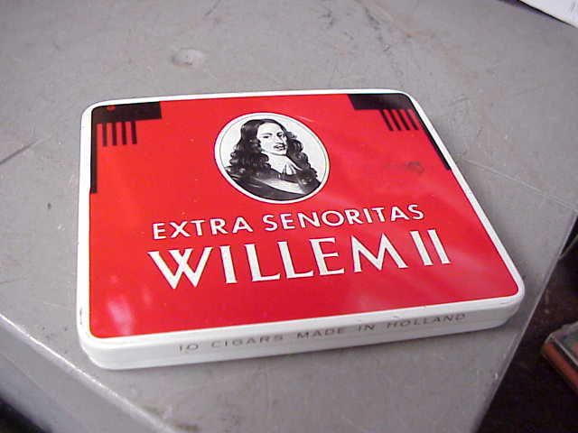 Willem II Extra Senoritas Cigar Tin ~ Holland  