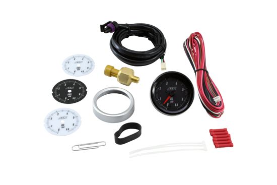 AEM BOOST / FUEL PRESSURE SAE GAUGE 0 15psi (ANALOG)  