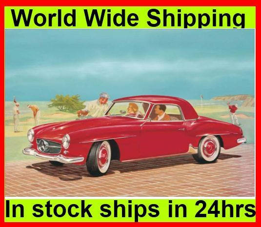 Ploar Lights 00009 1/25 Mercedes Benz 190 SL Roadster Plastic Model 