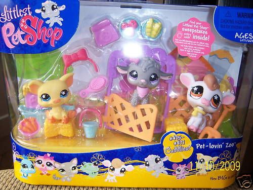 Littlest Pet Shop CUDDLIEST PET LOVIN ZOO 475 476 477  