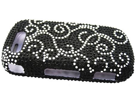 RHINESTONE BLING CRYSTAL FACEPLATE HARD SKIN CASE COVER SAMSUNG 