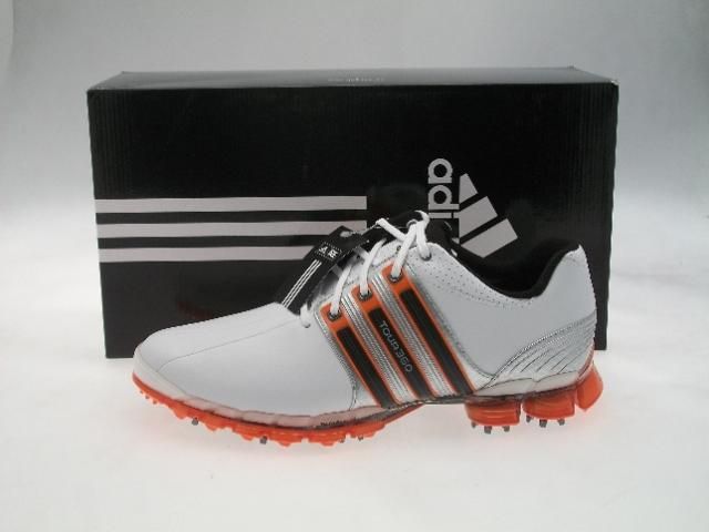 ADIDAS TOUR 360 ATV GOLF SHOES White/Metallic Silver/Energy SIZE 