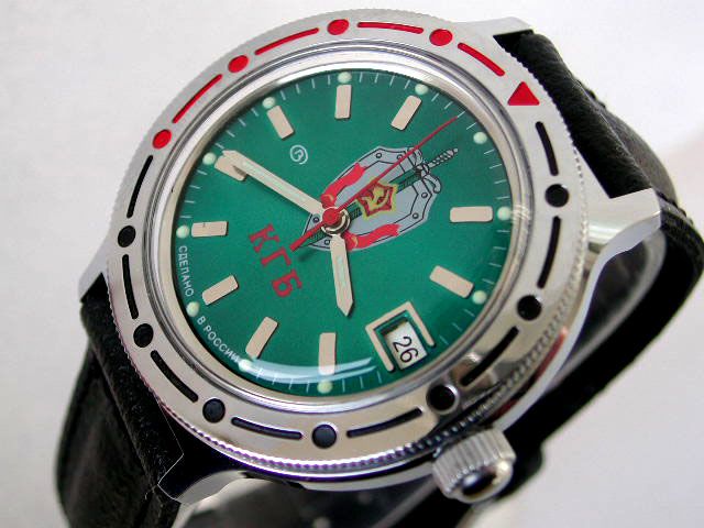 VOSTOK RUSSIAN WATCH MILITARY AUTO KGB NEW #0318  