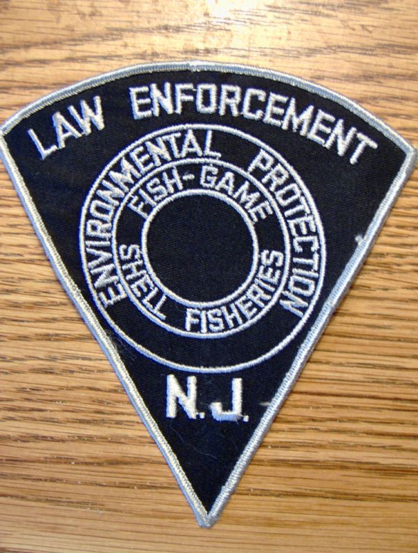 NEW JERSEY DIVISION OF FISH, GAME GAME WARDEN PATCH NJ  