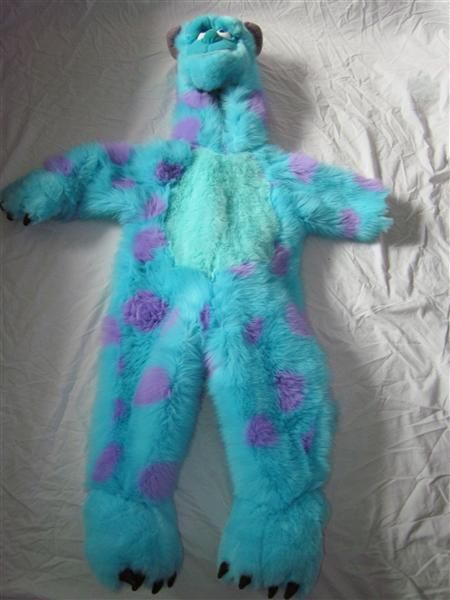 Monsters Inc Sulley Costume  Plush XXS 2 2T 3T 4T 3 4 