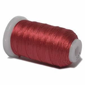 GUDEBROD SILK SIZE FF 115yd/105M SPOOL  GARNET #337  