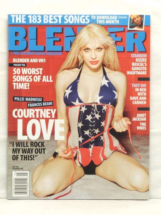 BLENDER MAGAZINE COURTNEY LOVE JANET JACKSON THE VINES  