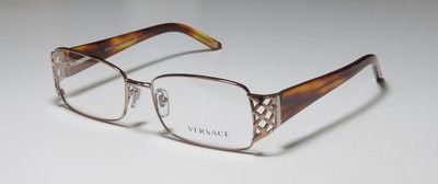 NEW VERSACE 1160 53 16 130 GOLD/TORTOISE EYEGLASS/GLASSES/FRAME BRAND 