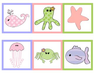 SEA LIFE FISH BABY NURSERY WALL BORDER STICKERS DECALS  