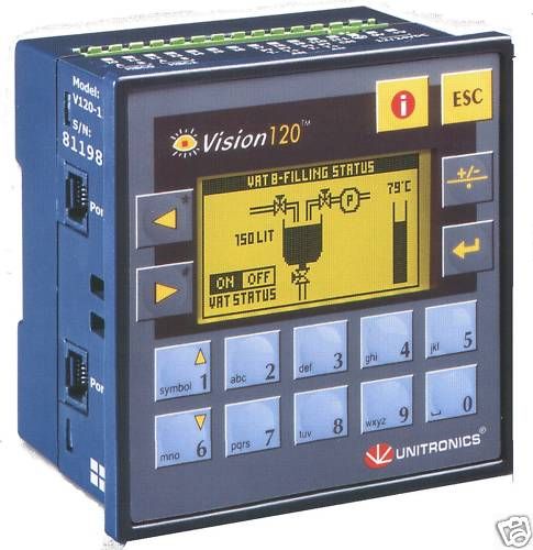 UNITRONICS V120 22 T2C PLC GRAPHIC HMI  