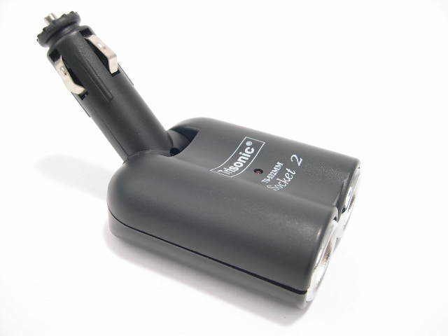 12 V VOLT CAR CIGARETTE LIGHTER POWER SOCKET ADAPTER 2 PLUG DUAL Y 