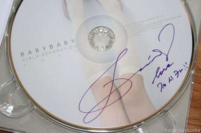 SNSD Autographed Repackage Baby Baby Jessica Special CD  