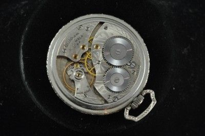 VINTAGE 12S WALTHAM POCKETWATCH GRADE 1215 KEEPING TIME  