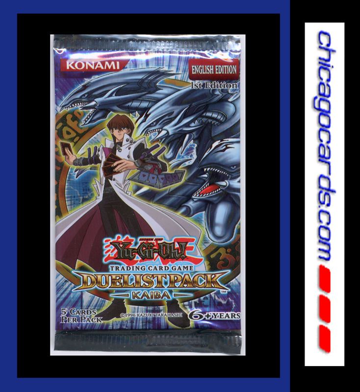 YuGiOh Duelist Pack Kaiba 5 Card Duelist Booster Sealed  