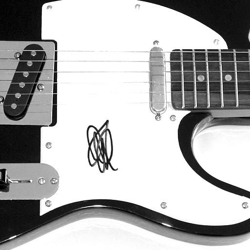 Red Hot Chili Peppers John Frusciante Signed RHCP Guitar PSA  