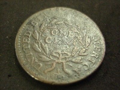 1795 LIBERTY CAP LARGE CENT PENNY LETTERED EDGE VERY GOOD VG *VERY 