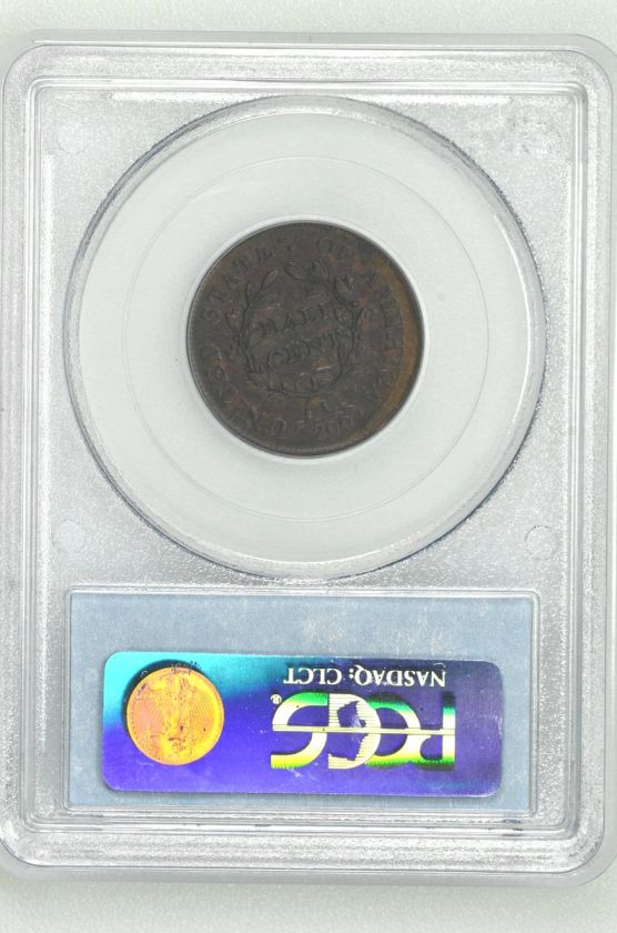 1806 DRAPED BUST HALF CENT PCGS AU 50 SMALL 6 NO STEMS  