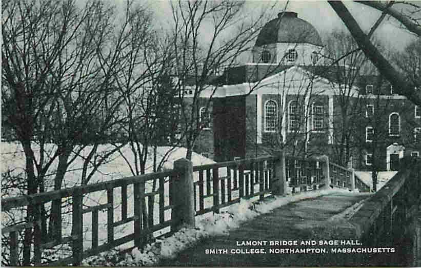 Northampton Massachusetts MA 1930s Smith College Campus  