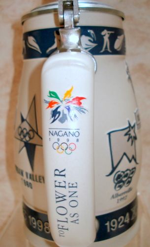 ANHEUSER BUSCH Nagano 1998 Stein Winter Olympic CS350  