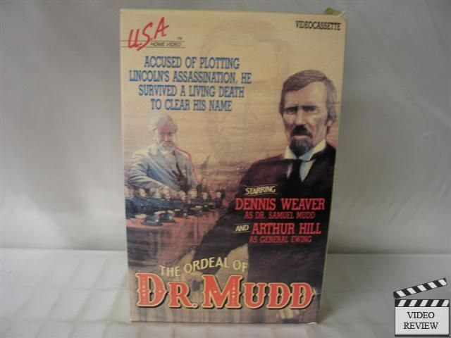 Ordeal of Dr. Mudd, The VHS Dennis Weaver, Arthur Hill  