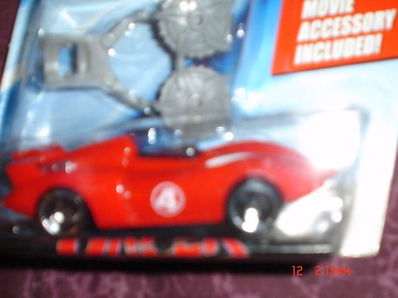 2007 SPEED RACER MACH 4 HOTWHEELS W/ SAW BLADES/MOVIE BKLT  