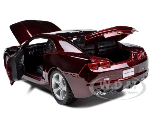 2010 CHEVROLET CAMARO SS RS BURGUNDY 1/18 DIECAST  