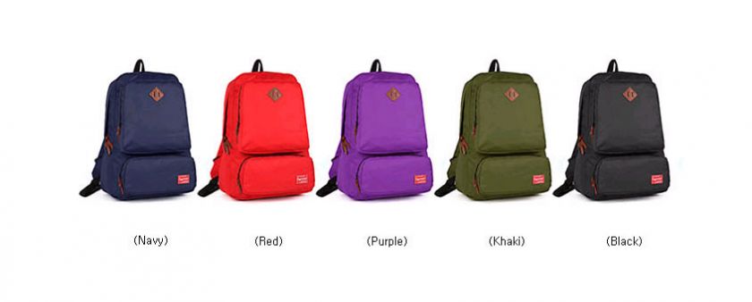 Vintage Classic Simple Backpacks Bookbags School bags Travel Camp 