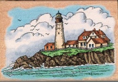 SAILOR ANGEL LIGHTHOUSE BEAR FARM XX LARGE MISC STAMPS  