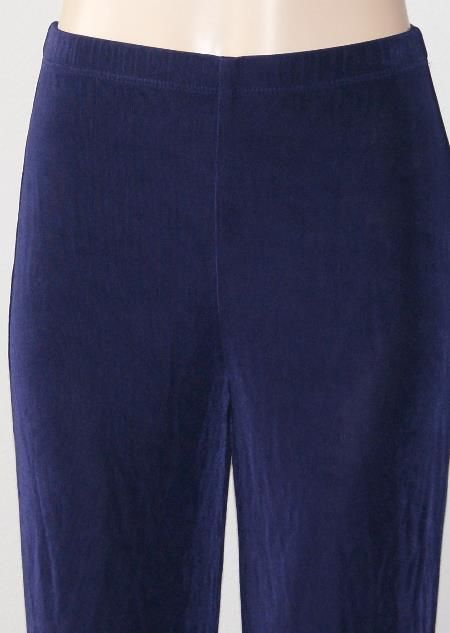 CHICOS CHICOS TRAVELERS SZ 0 NAVY CROP PANTS SLACKS  