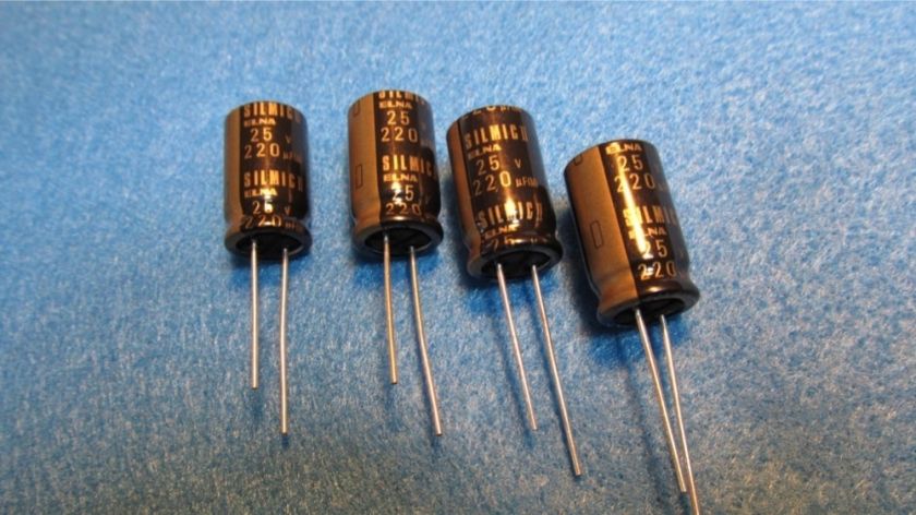 ELNA Silmic II Audio Capacitor 220UF 25V (4) ea order  