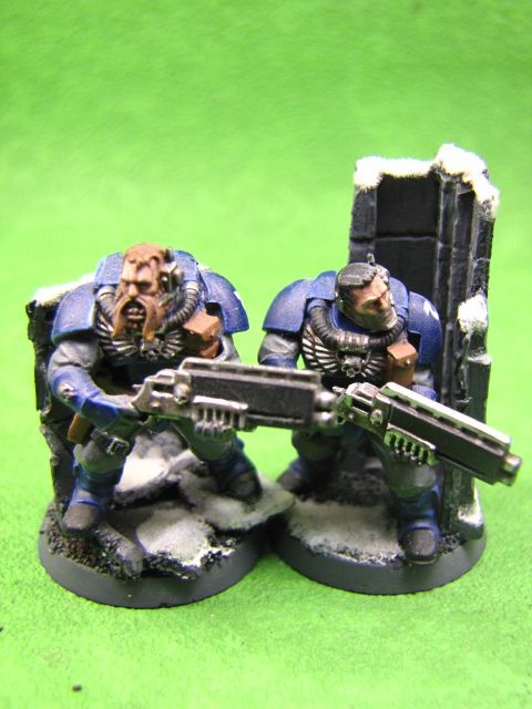 Warhammer 40k Space Marine Scouts (5 Painted Scouts)  