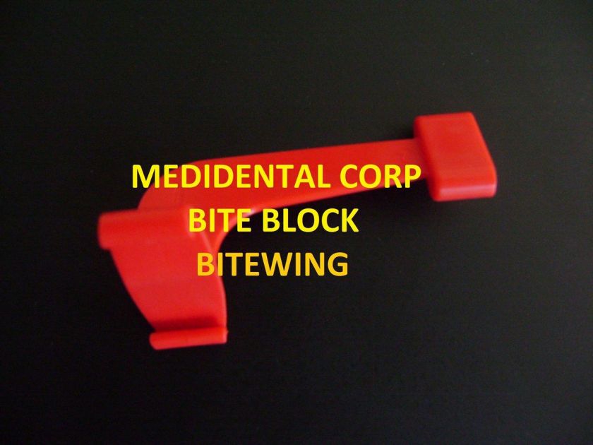 RINN XCP TYPE X RAY BITE BLOCK BITEWING RED DENTAL  