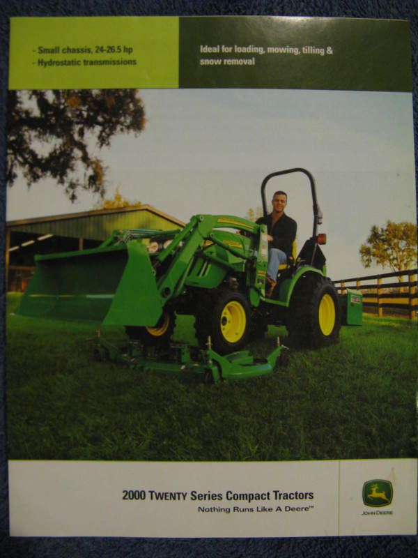 John Deere 2320 2520 Compact Tractor Brochure DKE052299  