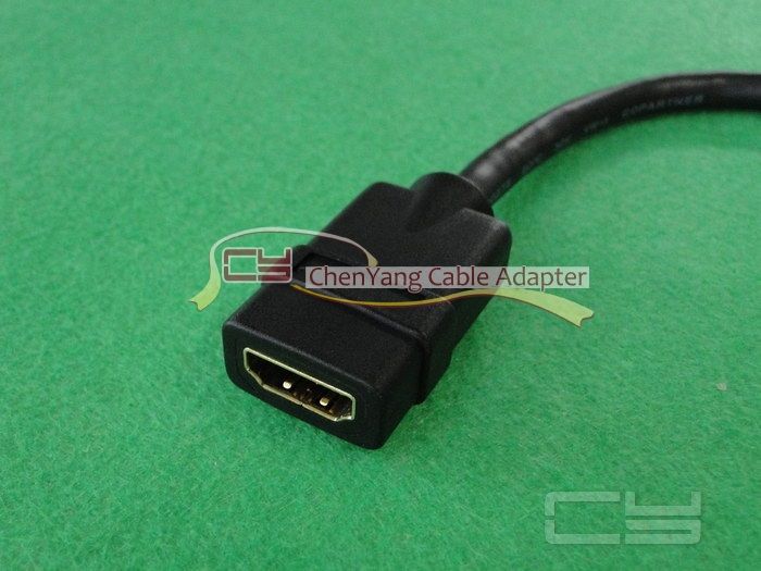 15cm display port displayport DP to HDMI Female Converter Adapter 