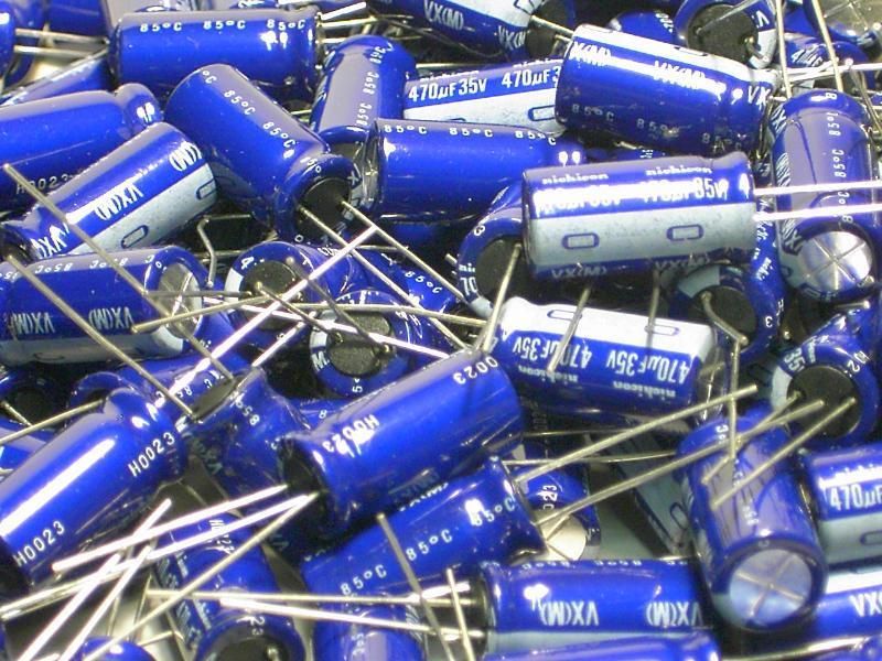 25 NICHICON VX   470uF 35V ELECTROLYTIC CAPACITOR  