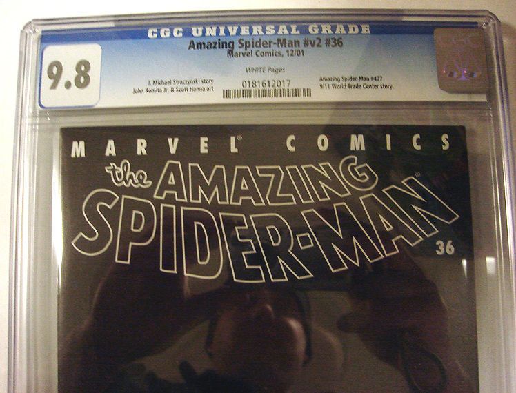   2001 AMAZING SPIDER MAN # 36 WTC 9/11 Tribute ~ World Trade Center NM