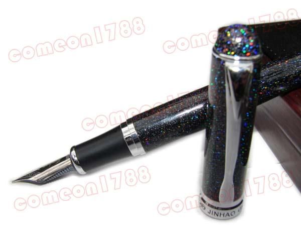 J76 JINHAO STAR SPANGLED MEDIUM NIB FOUNTAIN PEN  