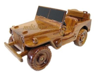 ARMY WWII WORLD WAR II WILLYS MB JEEP WOODEN WOOD MACHINE GUN PATROL 