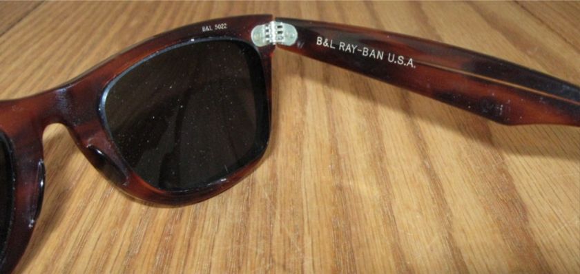 Vintage Original B&L Ray Ban USA Wayfarer 5022 L2052 UTAS  