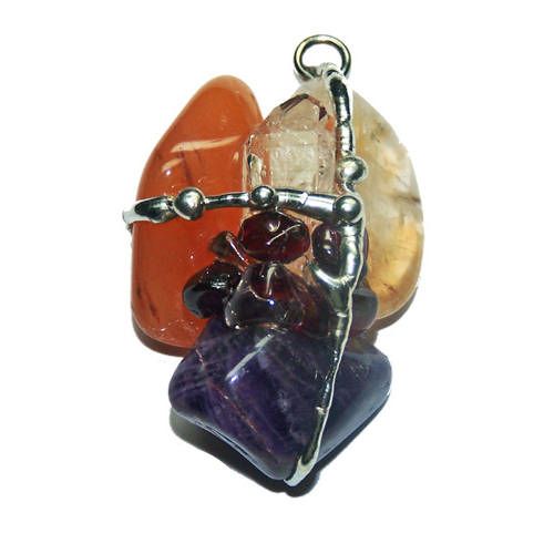 Seeds of Light Cho Ku Rei Reiki Amulet Crystal Pendant  