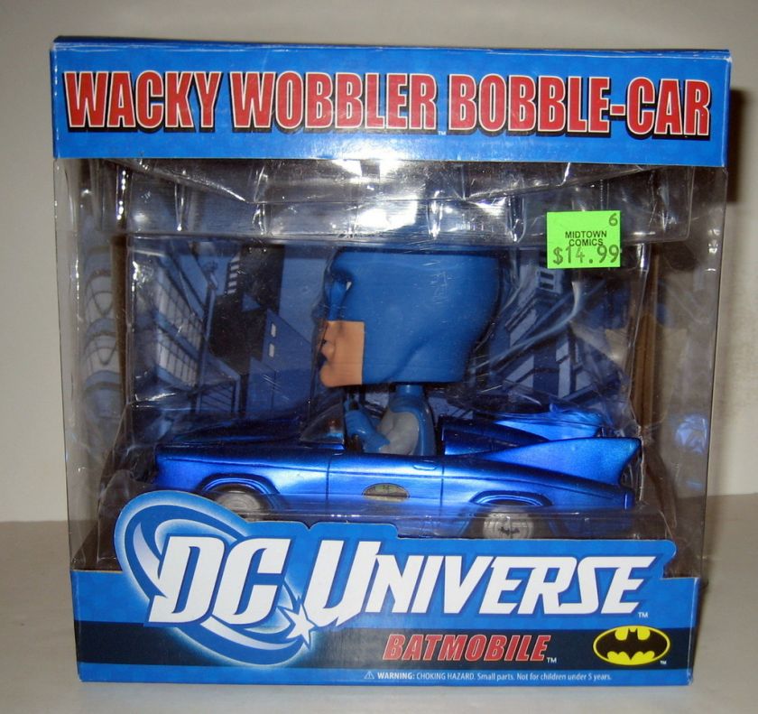 DC UNIVERSE WACKY WOBBLER DC UNIVERSE BATMOBILE BOBBLE  