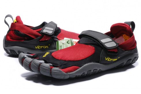 Vibram Five Fingers Mens Treksport M4438 Red Black 43  