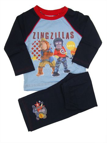 ZZ2 Boys Zingzillas Pyjamas Sz 12mt 4yrs  