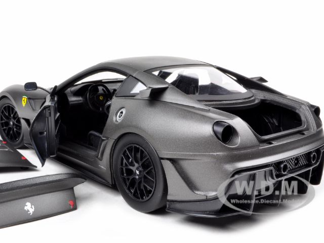 FERRARI 599XX MATT GRAY #20 1/18 DIECAST MODEL CAR  