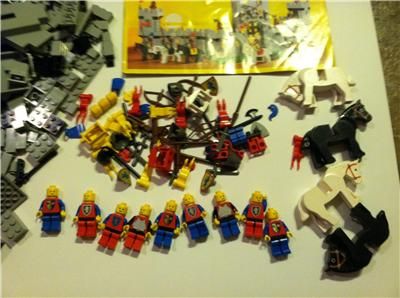 Lego 6080 Kings Castle 1984 Lion Knights Legoland incomplete  