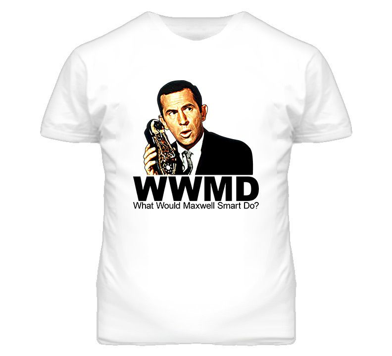 Maxwell Smart Get Smart T Shirt White  